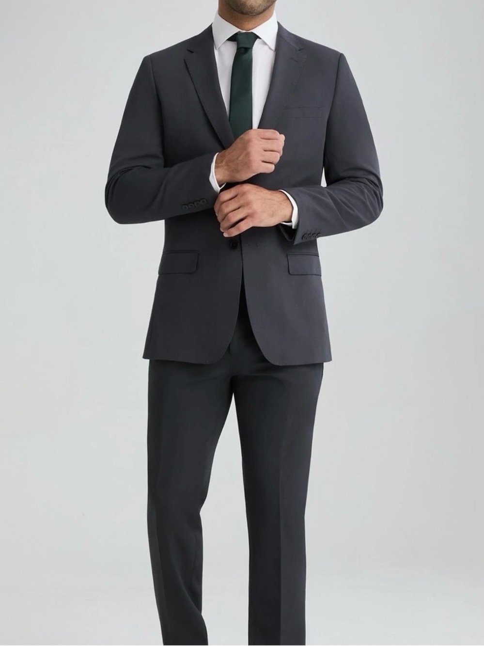 Suit Shop Men's Charcoal Two-Piece Suit - 31R / 38R - NWT